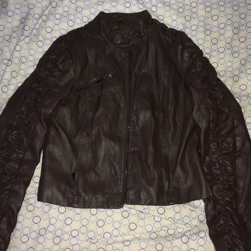 Leather jacket